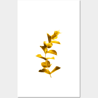 Beautiful Golden Leaf Posters and Art